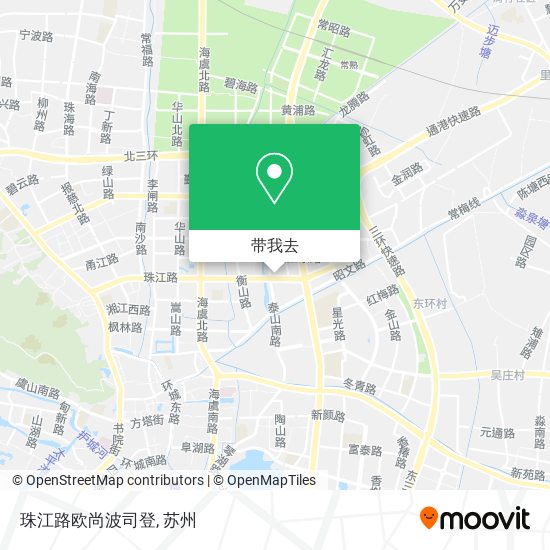 珠江路欧尚波司登地图