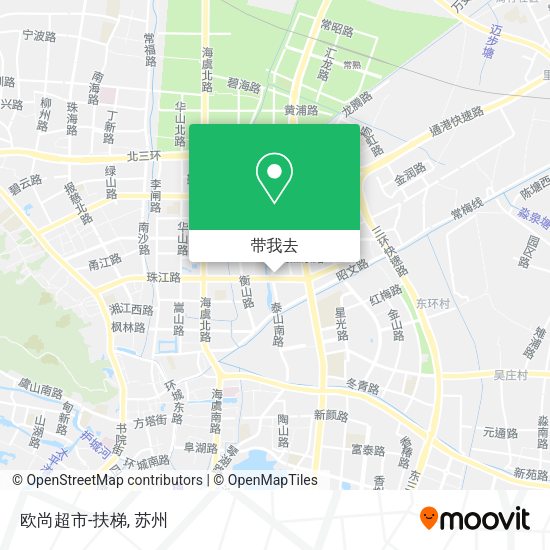 欧尚超市-扶梯地图
