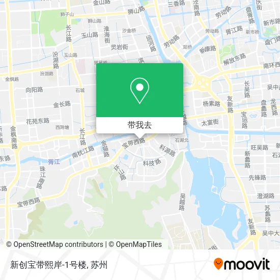 新创宝带熙岸-1号楼地图