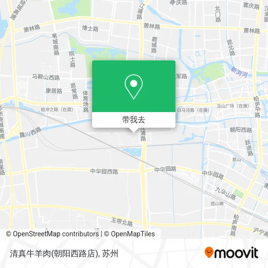 清真牛羊肉(朝阳西路店)地图