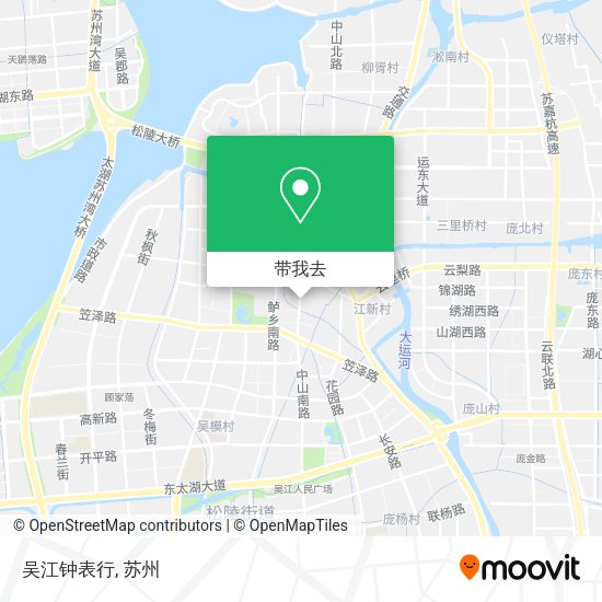 吴江钟表行地图