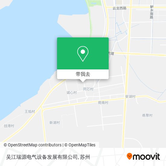 吴江瑞源电气设备发展有限公司地图