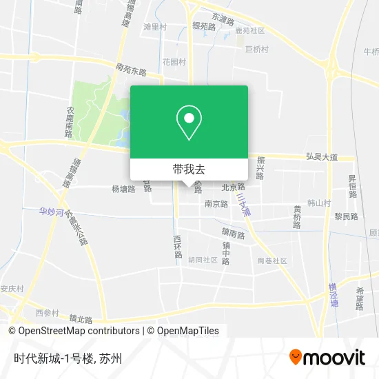时代新城-1号楼地图