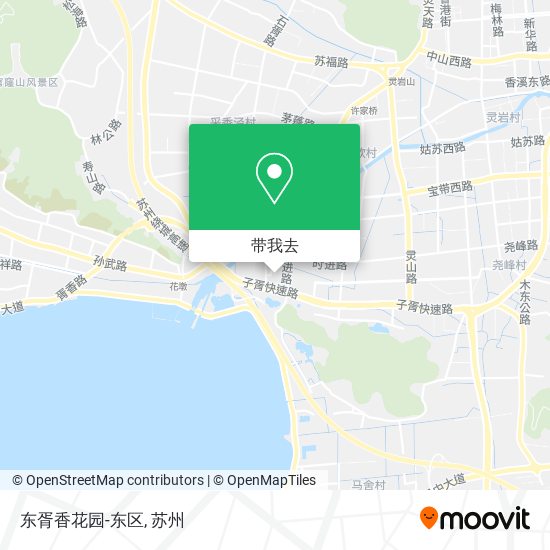 东胥香花园-东区地图