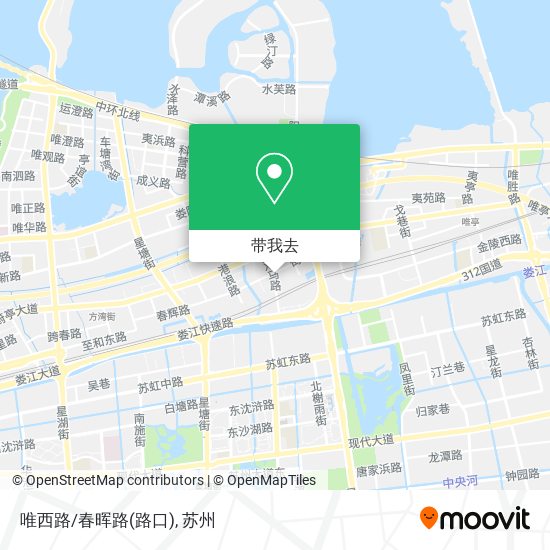 唯西路/春晖路(路口)地图