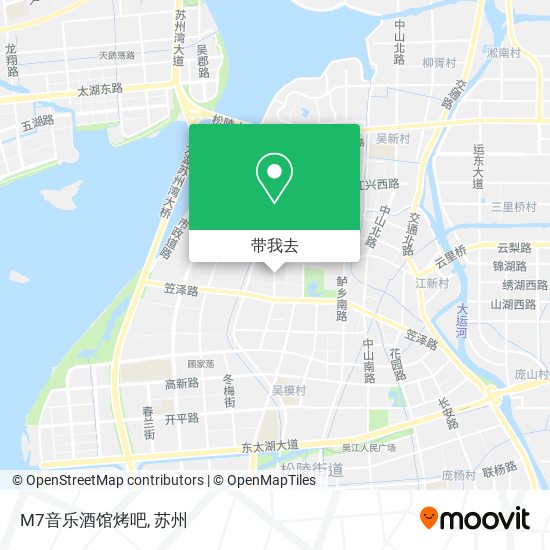 M7音乐酒馆烤吧地图