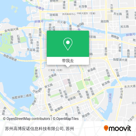 苏州高博应诺信息科技有限公司地图