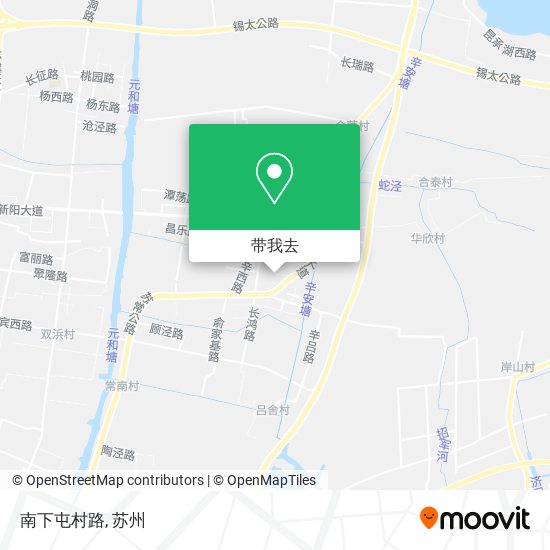 南下屯村路地图