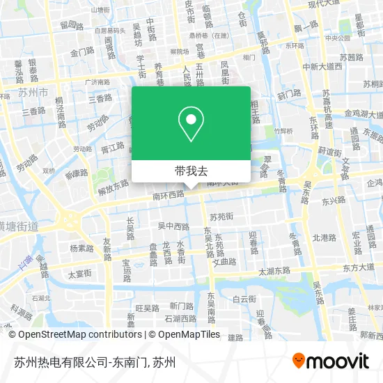 苏州热电有限公司-东南门地图