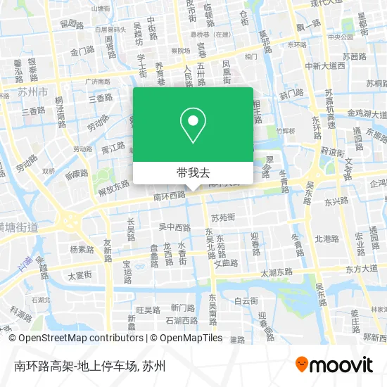 南环路高架-地上停车场地图