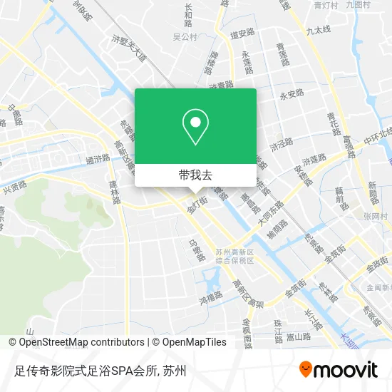 足传奇影院式足浴SPA会所地图