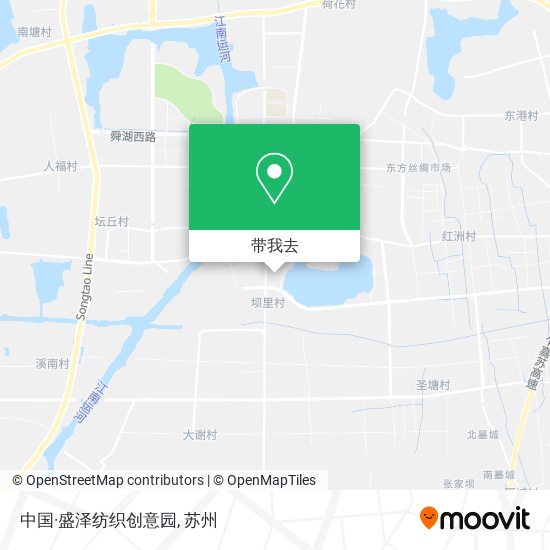 中国·盛泽纺织创意园地图