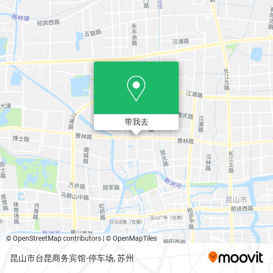 昆山市台昆商务宾馆-停车场地图