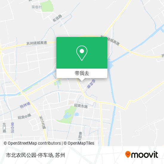 市北农民公园-停车场地图