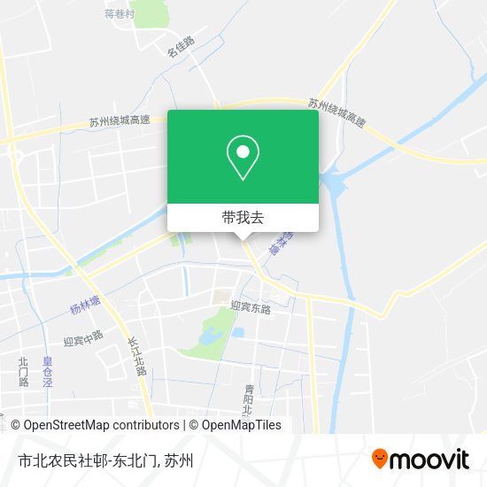 市北农民社邨-东北门地图