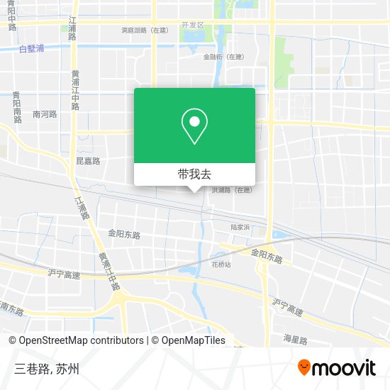 三巷路地图