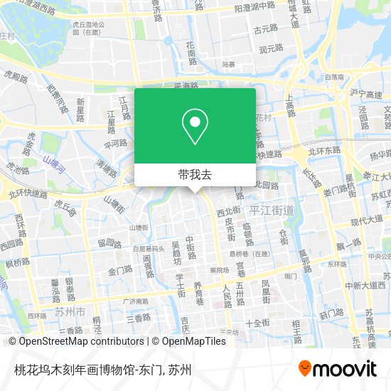 桃花坞木刻年画博物馆-东门地图