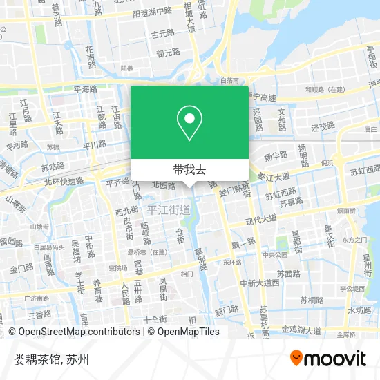 娄耦茶馆地图