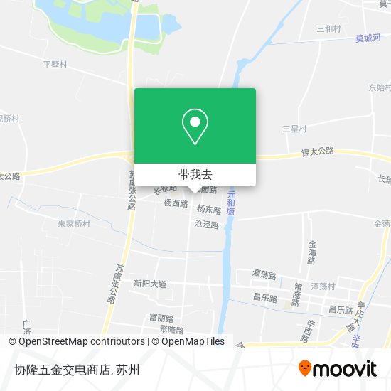 协隆五金交电商店地图