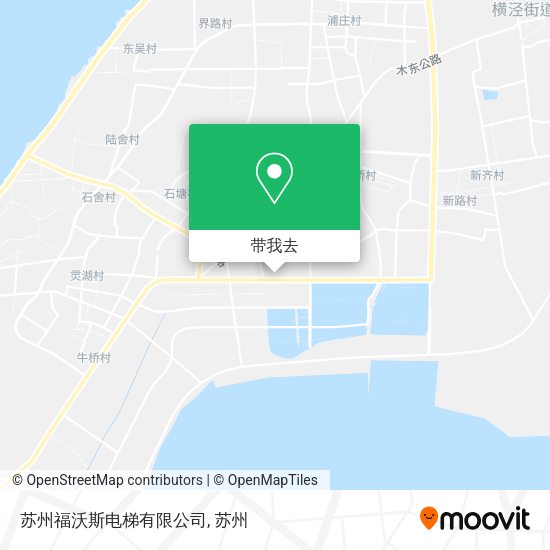 苏州福沃斯电梯有限公司地图
