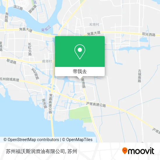 苏州福沃斯润滑油有限公司地图