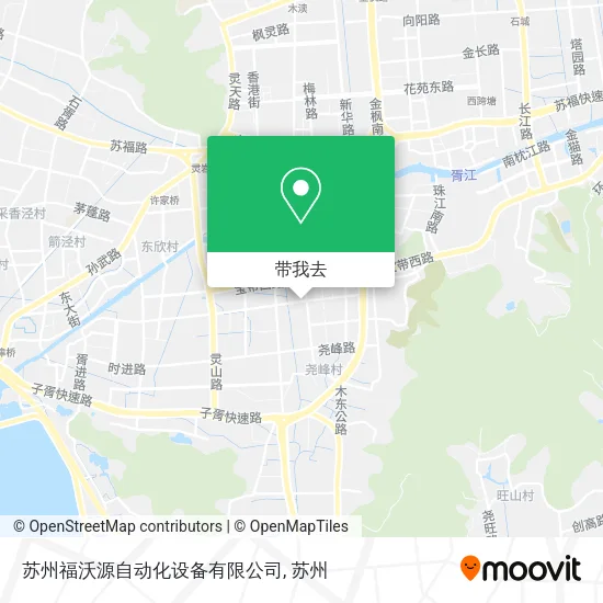 苏州福沃源自动化设备有限公司地图