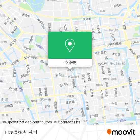 山塘吴拓斋地图