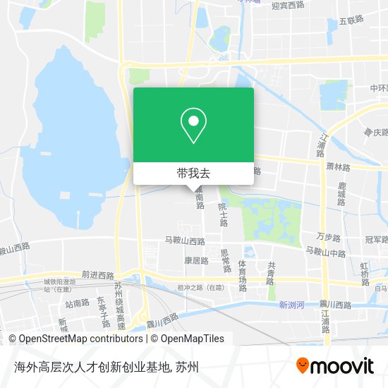 海外高层次人才创新创业基地地图