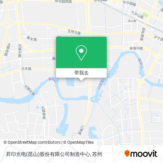 昇印光电(昆山)股份有限公司制造中心地图