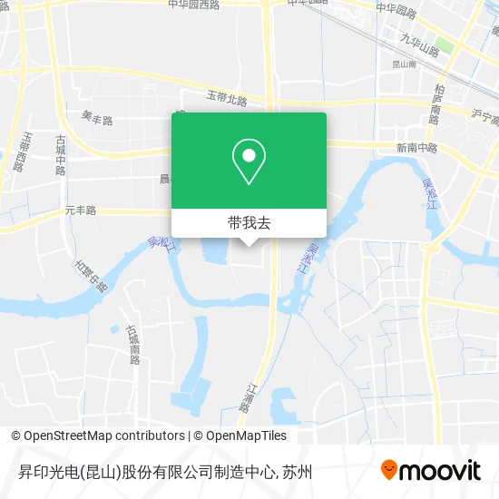 昇印光电(昆山)股份有限公司制造中心地图