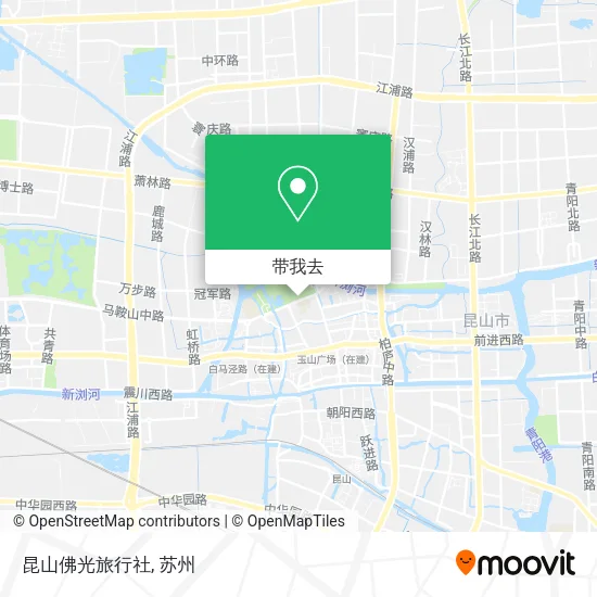 昆山佛光旅行社地图