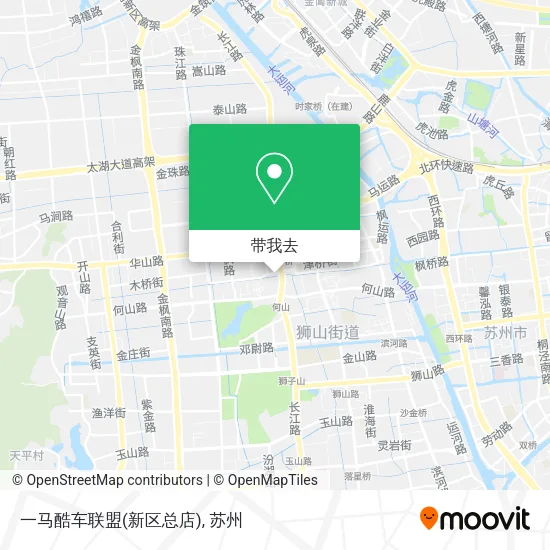 一马酷车联盟(新区总店)地图