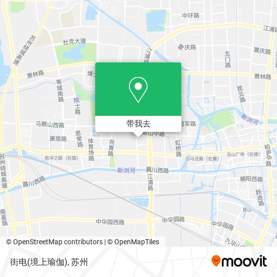 街电(境上瑜伽)地图