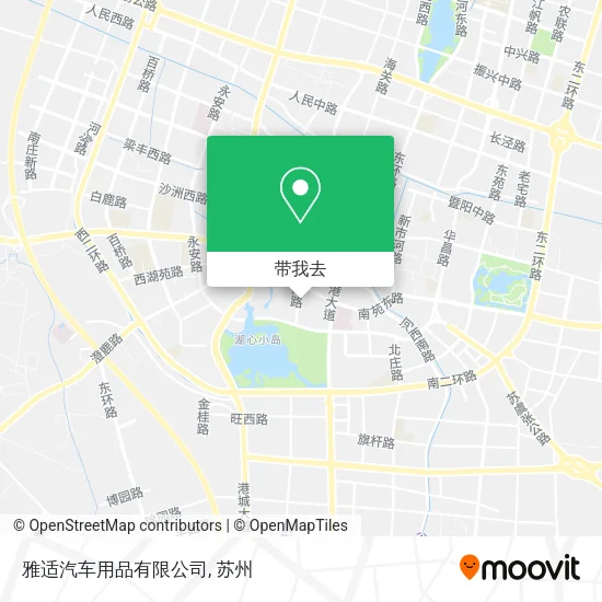 雅适汽车用品有限公司地图