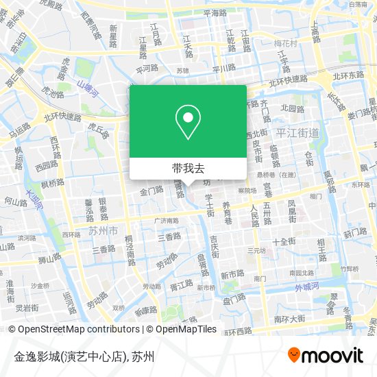 金逸影城(演艺中心店)地图