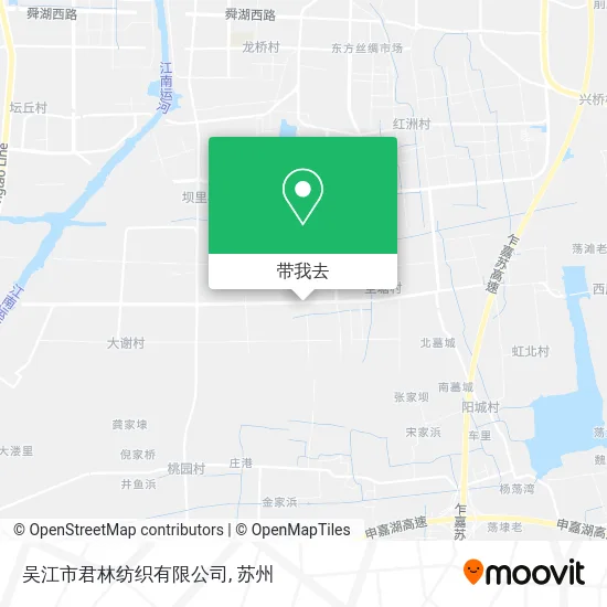 吴江市君林纺织有限公司地图