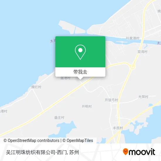 吴江明珠纺织有限公司-西门地图