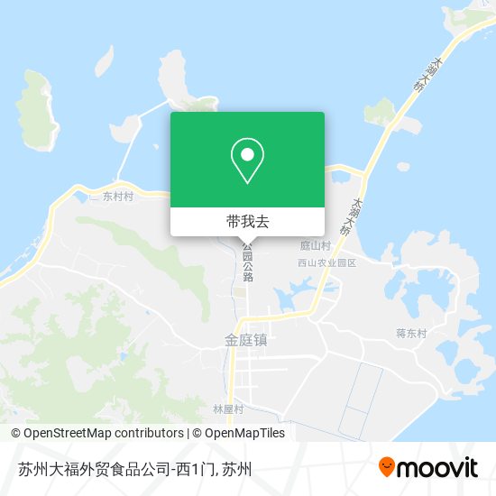 苏州大福外贸食品公司-西1门地图