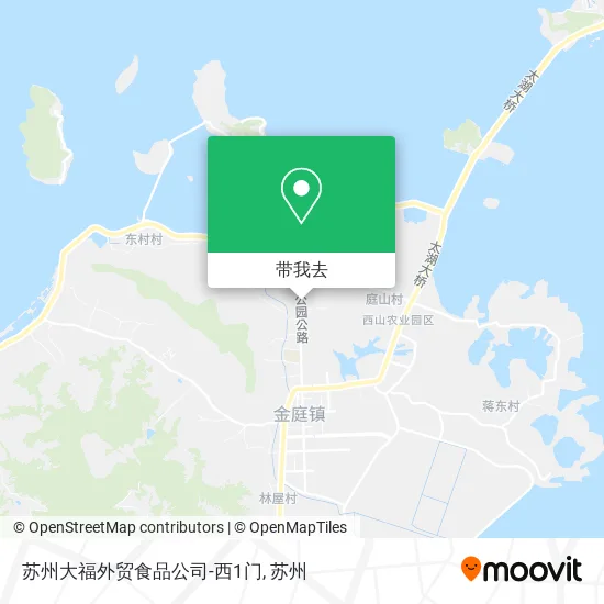 苏州大福外贸食品公司-西1门地图