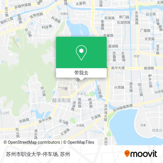 苏州市职业大学-停车场地图