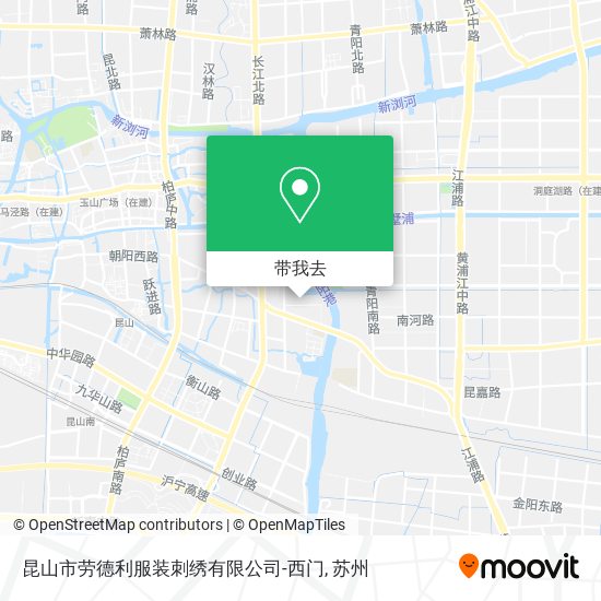 昆山市劳德利服装刺绣有限公司-西门地图