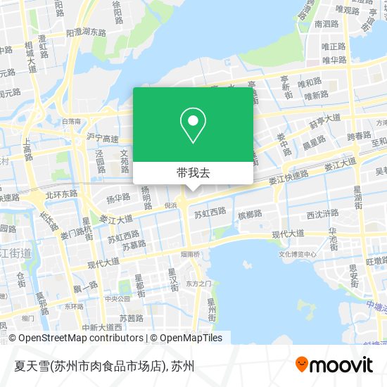夏天雪(苏州市肉食品市场店)地图