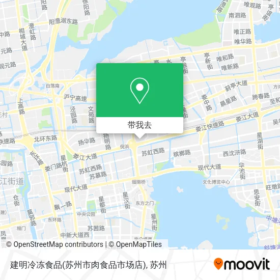 建明冷冻食品(苏州市肉食品市场店)地图