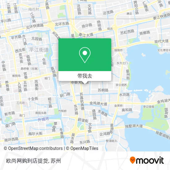 欧尚网购到店提货地图
