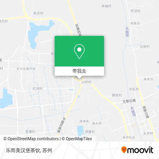 乐而美汉堡茶饮地图