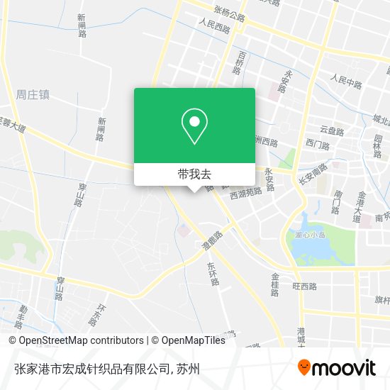张家港市宏成针织品有限公司地图