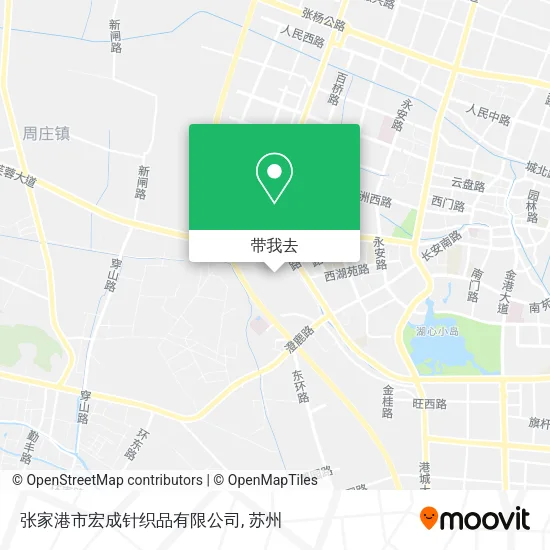 张家港市宏成针织品有限公司地图