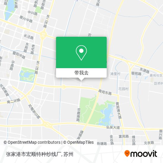 张家港市宏顺特种纱线厂地图