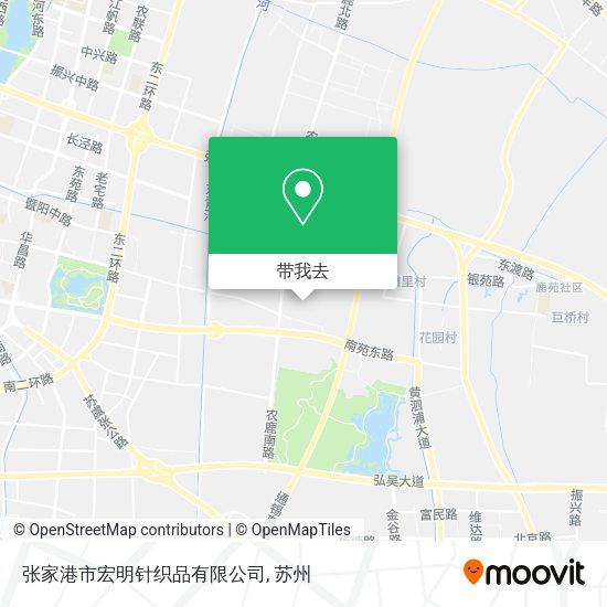 张家港市宏明针织品有限公司地图