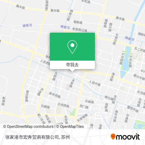 张家港市宏奔贸易有限公司地图